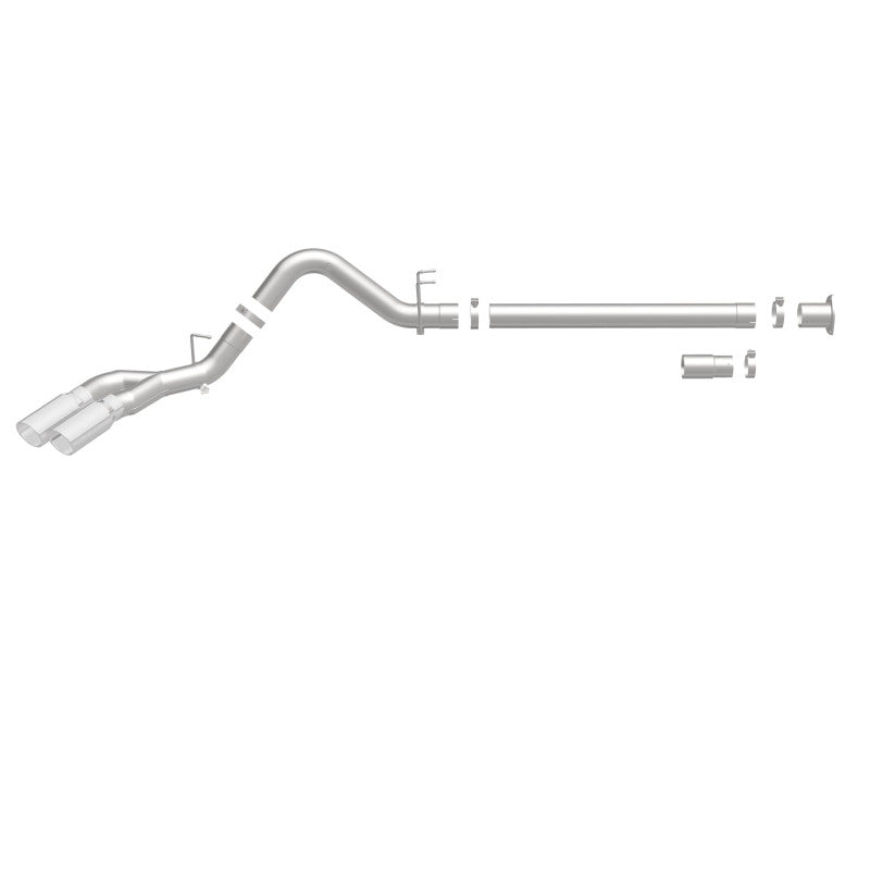 MagnaFlow 08-17 Ford F-250/F-350/F-450 4.6L/6.7 DPF-Back SS 4in Dual Single Passenger Side Rear Exit Magnaflow DPF Back  AXOPROS