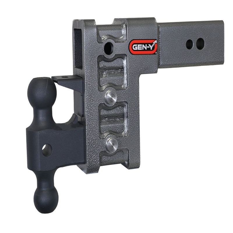 Gen-Y Mega Duty 3in Shank 6in Drop 3.5K TW 32K Hitch w/GH-0161 Dual-Ball/GH-0162 Pintle Lock GEN-Y Hitch Hitch Receivers  AXOPROS