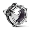 Performance Machine 23-Up CVO, 2024 Touring Vision Series Air Cleaner - Chrome Performance Machine Air Filters - Direct Fit  AXOPROS