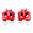 Power Stop 90-01 Jeep Cherokee Front Red Calipers w/o Brackets - Pair PowerStop Brake Calipers - Perf  AXOPROS