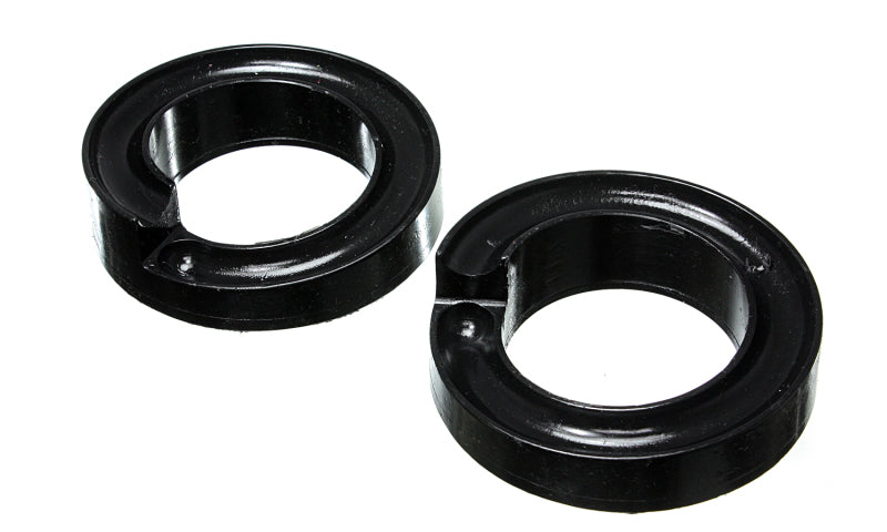 Energy Suspension 2005-07 Ford F-250/F-350 SD 2/4WD Front Coil Spring Isolator Set - Black Energy Suspension Bushing Kits  AXOPROS
