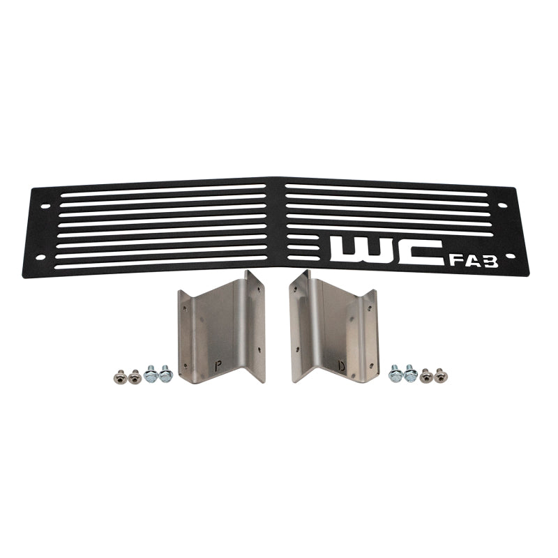 Wehrli 15-19 Chevrolet Silverado HD 6.6L LML/L5P Duramax Bumper Grille - Fine Texture Black Wehrli Bumper Accessories  AXOPROS