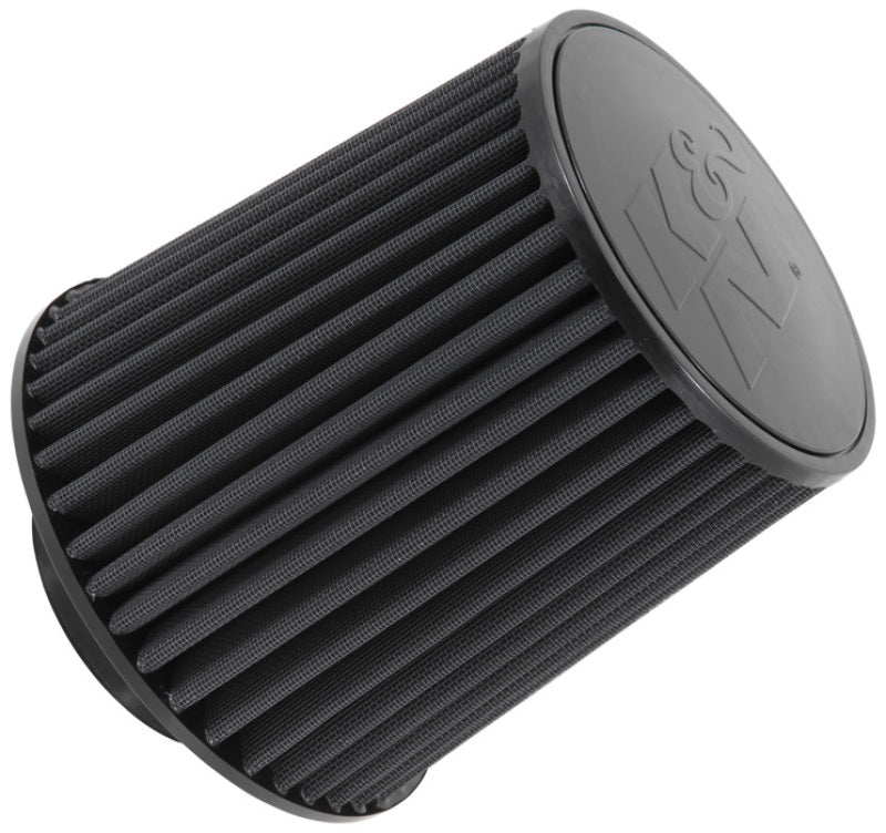 K&N Universal Rubber Filter-Round Tapered 4in Flange ID x 8in Base OD x 6.625in Top OD x 8in H K&N Engineering Air Filters - Universal Fit  AXOPROS