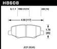 Hawk LTS Street Brake Pads Hawk Performance Brake Pads - OE  AXOPROS