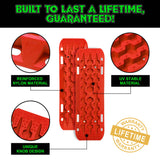 Rhino USA Recovery Traction Boards - Red (Pair) Rhino USA Recovery Boards  AXOPROS