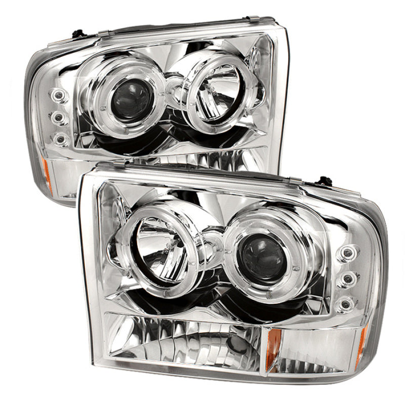 Spyder Ford F250 Super Duty 99-04 Projector Version 2 LED Halo LED Chrm PRO-YD-FF25099-1P-G2-C SPYDER Headlights  AXOPROS