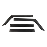 Rugged Ridge Window Visors Matte Black 18-20 Jeep Wrangler JLU/JT Rugged Ridge Wind Deflectors  AXOPROS