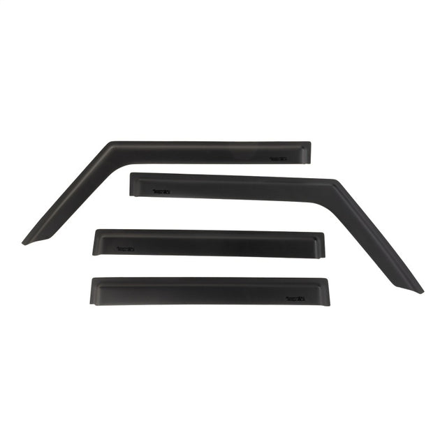 Rugged Ridge Window Visors Matte Black 18-20 Jeep Wrangler JLU/JT Rugged Ridge Wind Deflectors  AXOPROS