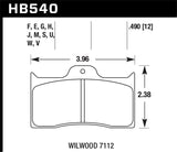 Hawk Wilwood DTC-30 Brake Pads Hawk Performance Brake Pads - Racing  AXOPROS