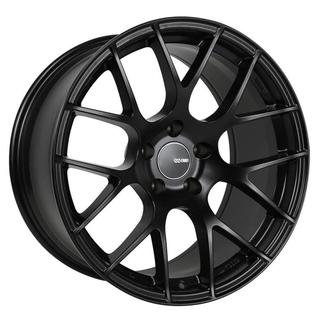 Enkei Raijin 18x9.5 35mm Offset 5x114.3 Bolt Pattern 72.6 Bore Dia Black Wheel Enkei Wheels - Cast  AXOPROS