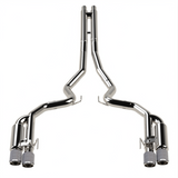 Kooks 18-24 Ford Mustang GT 5.0 3in. Valved Shotgun Cat-Back Exhaust - Carbon Tips Kooks Headers Catback  AXOPROS
