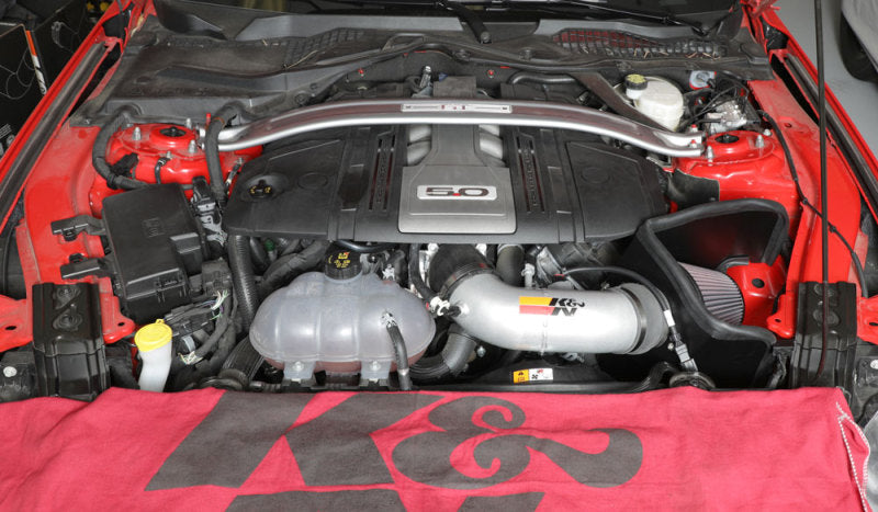 K&N 2018 Ford Mustang GT V8 5.0L F/I Typhoon Air Intake K&N Engineering Cold Air Intakes  AXOPROS