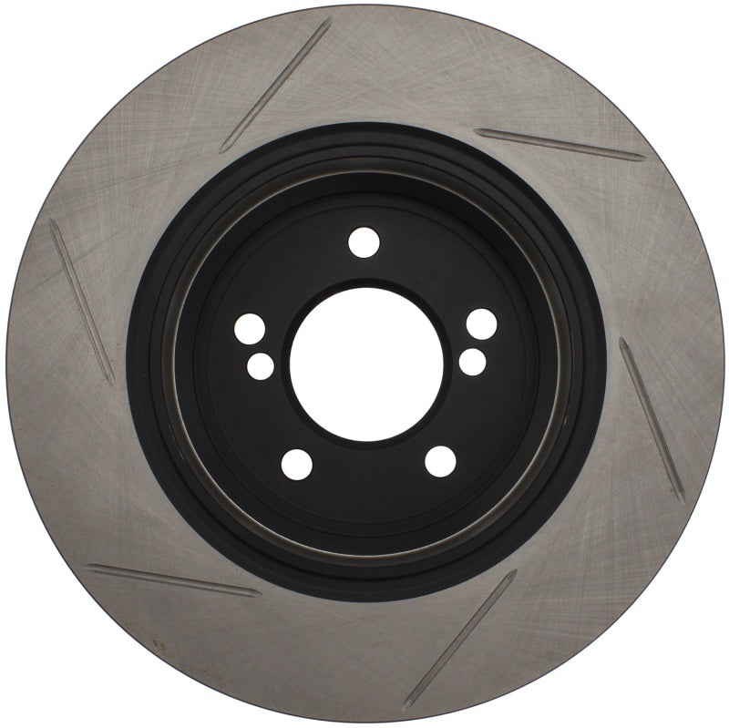 StopTech Power Slot 01-07 BMW M3 (E46) / 00-04 BMW M5 (E39) Rear Left Slotted Rotor Stoptech Brake Rotors - Slotted  AXOPROS