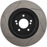 StopTech Power Slot 01-07 BMW M3 (E46) / 00-04 BMW M5 (E39) Rear Left Slotted Rotor Stoptech Brake Rotors - Slotted  AXOPROS