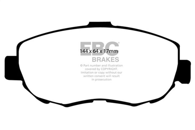 EBC 93-97 Lexus GS300 3.0 Greenstuff Front Brake Pads EBC Brake Pads - Performance  AXOPROS