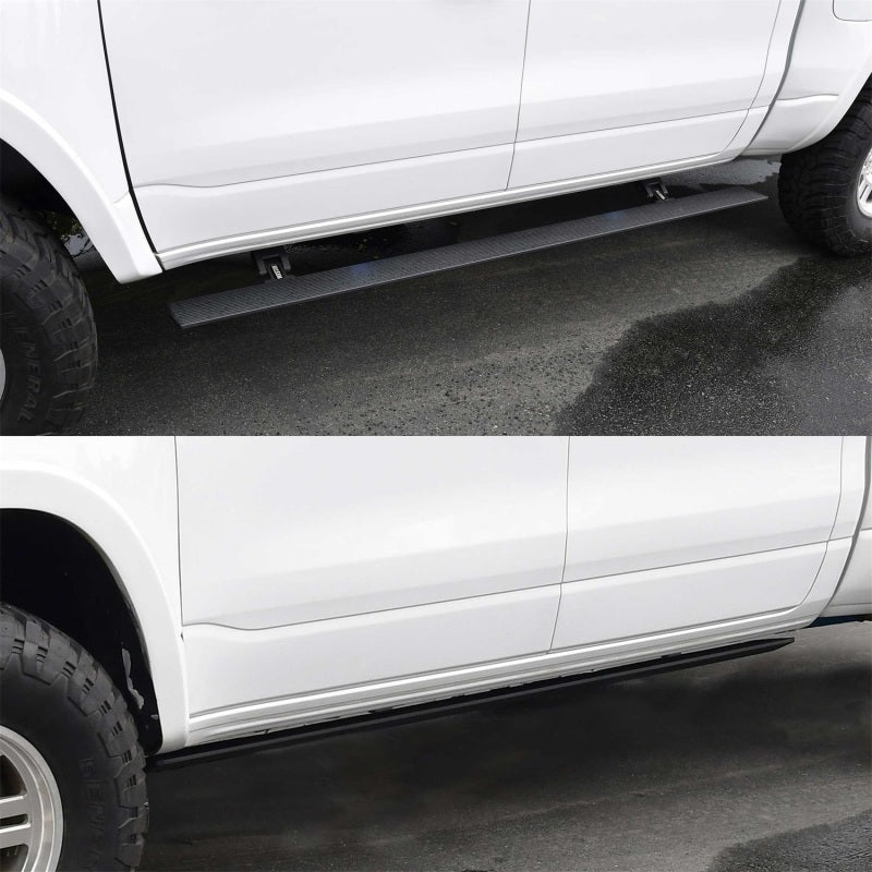 Westin 19-23 RAM 1500 Crew Cab (Excl. 2019+ 1500 Clsc.) Pro-e Running Boards - Tex. Blk Westin Running Boards  AXOPROS