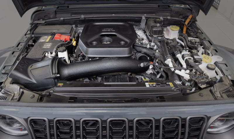 K&N 2024 Jeep Wrangler 4xE 63 Series Air Intake K&N Engineering Cold Air Intakes  AXOPROS