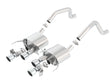 Borla 15 Chevy Corvette C7 ZO6 6.2L w/o AFM w/ NPP ATAK Quad RD RL IC Tips Center Rear Exit Exh Borla Catback  AXOPROS