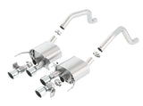 Borla 15 Chevy Corvette C7 ZO6 6.2L w/o AFM w/ NPP ATAK Quad RD RL IC Tips Center Rear Exit Exh Borla Catback  AXOPROS