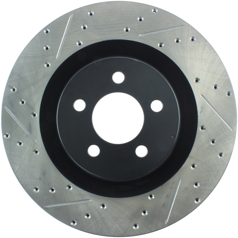 StopTech SportStop 06-09 Chrysler SRT-8 Front Right Drilled & Slotted Rotor Stoptech Brake Rotors - Slot & Drilled  AXOPROS