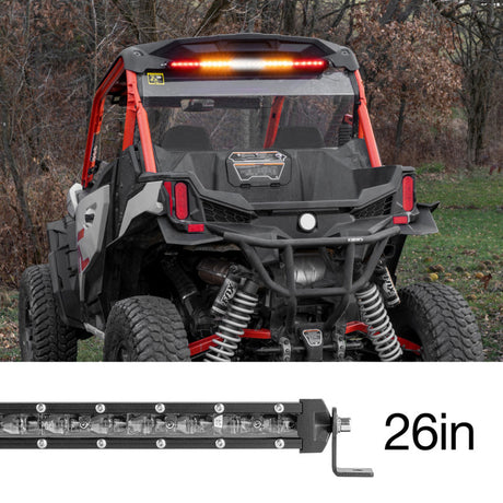 XKGLOW XK Glow Super Slim Offroad LED Chase Bar 4 Modes 72w 26in Light Bars & Cubes aftermarket performance part