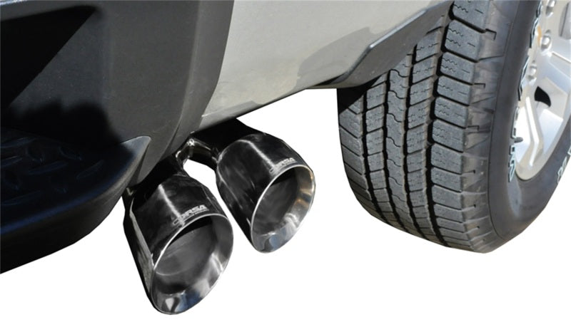Corsa 14-19 GMC Sierra/Chevy Silv 1500 Crew Cab/Short Bed 5.3L V8 Polished Sport Single Side CB Exh CORSA Performance Catback  AXOPROS