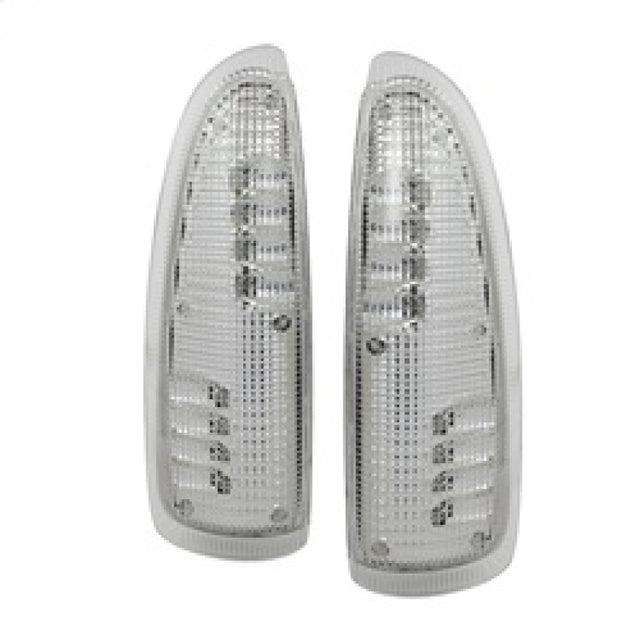 xTune Ford Superduty F250-F650 03-07 Amber LED Mirror Signal Lens - Clear ACC-LED-FDSD99-MR-C SPYDER Side Mirrors  AXOPROS