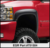 EGR 07-13 Chev Silverado 6-8ft Bed Rugged Look Fender Flares - Set (751504) EGR Fender Flares  AXOPROS