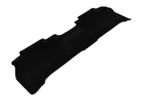 3D MAXpider 2008-2020 Lexus/Toyota LX/Land Cruiser Kagu 2nd Row Floormats - Black 3D MAXpider Floor Mats - Rubber  AXOPROS