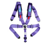 NRG SFI 16.1 5Pt 3 Inch Seat Belt Harness with Pads / Cam Lock - Purple NRG Seat Belts & Harnesses  AXOPROS