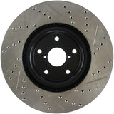 StopTech 05-10 Subaru Impreza WRX/STi Slotted & Drilled Right Front Rotor Stoptech Brake Rotors - Slot & Drilled  AXOPROS