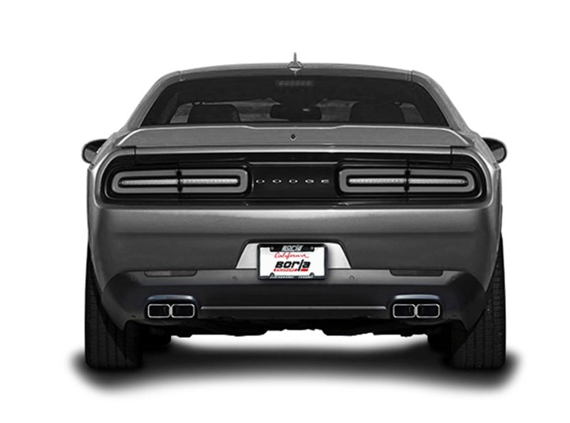 Borla 15-16 Dodge Challenger R/T 5.7L Dual Rectangle Angle Cut Dual Split Rear Exit ATAK Exhaust Borla Catback  AXOPROS