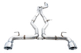 AWE Tuning 2020 Toyota Supra A90 Track Edition Exhaust - 5in Chrome Silver Tips AWE Tuning Catback  AXOPROS