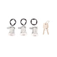 Omix Door Lock Cylinder Kit 3- 76-90 Jeep CJ/XJ/MJ/YJ OMIX Doors  AXOPROS