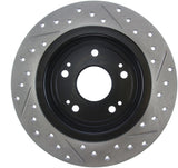 StopTech 09-10 Acura TSX / 08-10 Honda Accord Coupe/05-10 Sedan Right Rear Slotted & Drilled Rotor Stoptech Brake Rotors - Slot & Drilled  AXOPROS