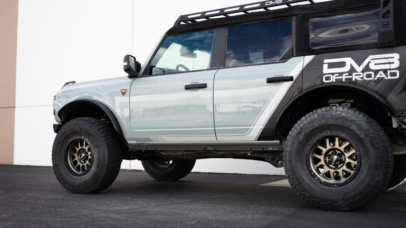 DV8 Offroad 21-23 Ford Bronco Pinch Weld Covers DV8 Offroad Diff Covers  AXOPROS