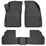 Husky Liners 13-14 Buick Encore WeatherBeater Black Front/2nd Row Floor Liners Husky Liners Floor Mats - Rubber  AXOPROS