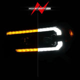 ANZO 10-13 Toyota 4Runner Projector Headlights - Black ANZO Headlights  AXOPROS