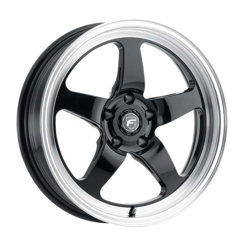 Forgestar D5 Drag 18x9.0 / 5x114.3 BP / ET35 / 6.4in BS Gloss Black Wheel Forgestar Wheels - Cast  AXOPROS