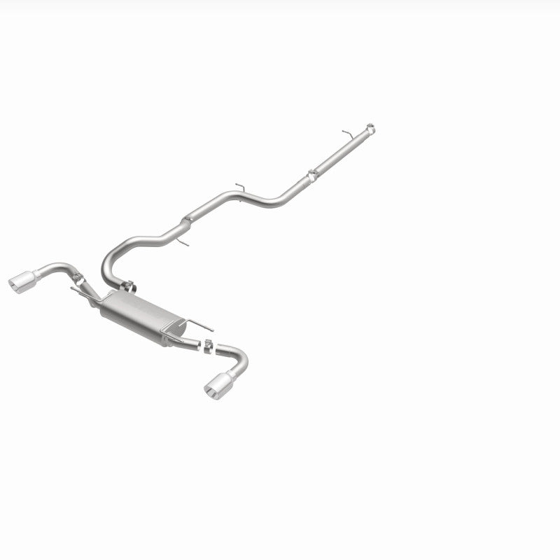 MagnaFlow 10-12 Mazda 3 L4 2.5L Hatchback Split Rear Exit Stainless Cat Back Performance Exhaust Magnaflow Catback  AXOPROS