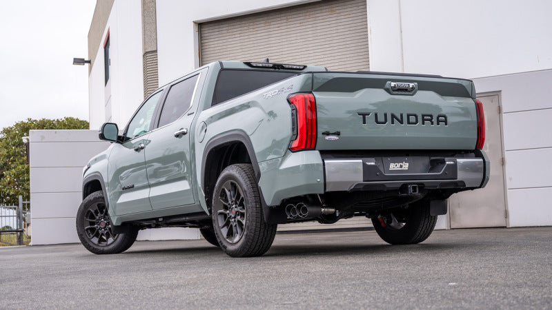 Borla 22-24 Toyota Tundra 3.4L V6 (Inc. Hyb.) Ext. Cab/STD Bed/145.7in WB ATAK Cat-Back - Carbon Borla Catback  AXOPROS