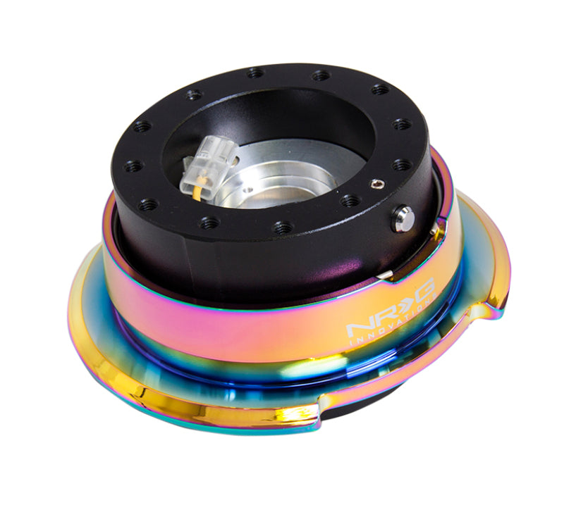 NRG Quick Release Gen 2.8 - Black Body / Neochrome Ring NRG Quick Release Adapters  AXOPROS