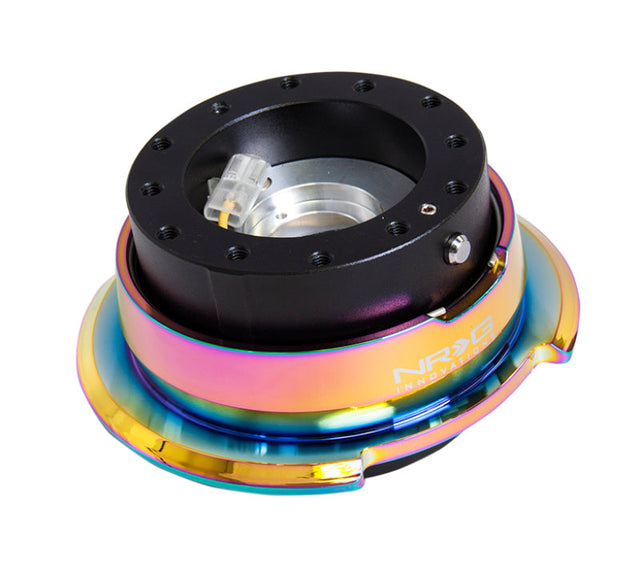 NRG Quick Release Gen 2.8 - Black Body / Neochrome Ring NRG Quick Release Adapters  AXOPROS