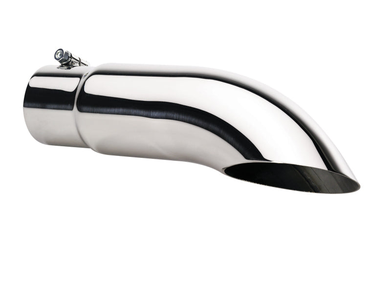 Gibson Turn Down Slash-Cut Tip - 3in OD/2.25in Inlet/12in Length - Stainless Gibson Tips  AXOPROS