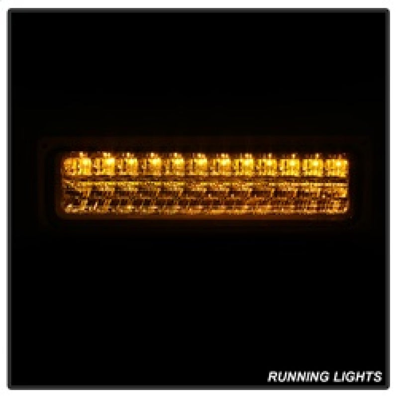 xTune 92-94 Blazer Full Size Corner/LED Bumper Headlights Chrome HD-JH-CCK88-LED-AM-C-SET SPYDER Headlights  AXOPROS