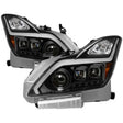 xTune Infiniti G37 Coupe (non-AFS) 08-15 Projector Headlights - Black PRO-JH-IG3708-2D-LB-BK SPYDER Headlights  AXOPROS