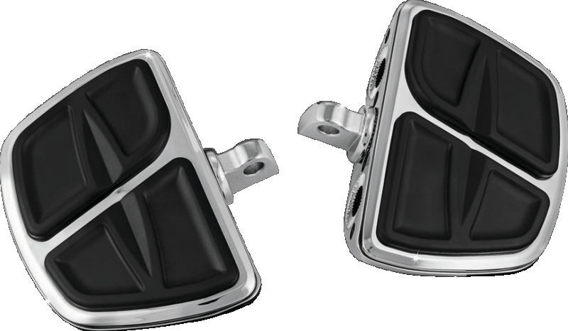 Kuryakyn Kinetic Mini Boards With Adapter Chrome Kuryakyn Running Boards  AXOPROS