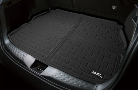 3D MAXpider 15-23 Ford Mustang Kagu Cargo Liner - Black 3D MAXpider Floor Mats - Rubber  AXOPROS