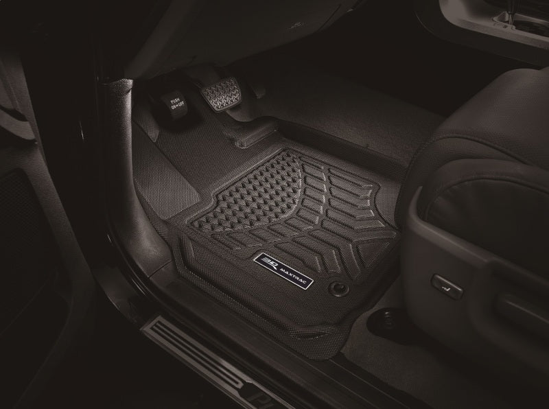 3D Maxpider 16-23 Mazda CX-9 7-Seat Maxtrac Black R1 R2 R3 3D MAXpider Floor Mats - Rubber  AXOPROS