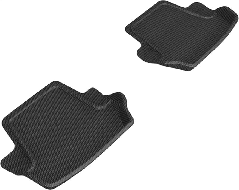 3D MAXpider 20-24 Porsche 911 Carrera/Convertible/S/4/4S (992) Kagu 2nd Row Floormat - Black 3D MAXpider